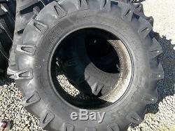 TWO 14.9X26,14.9-26 FORD JOHN DEERE 8 Ply Tube Type Bar Lug Farm Tractor Tires