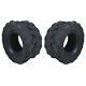 TWO 18x9.50-8 18/950-8 Tubeless Rear Tires 4PLY Lawn Mower Tractor Go Kart ATV