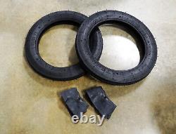 TWO 4.00-19 ATF Farm King Tri-Rib Front Tractor Tires 6 ply WITH Tubes 8N Ford
