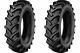 TWO 5.00-12 R-1 LUG Compact-Tractor Tires Heavy Duty 6 Ply Rated w Tubes K-9