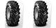 (TWO) 5.00-15 5.00x15 BKT Traction I3/R-1 LUG Trencher Tires &Tubes 6ply Rated