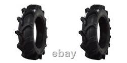 (TWO) 5-12 Deestone D413 G-1W LUG TIRES & TUBES Ply Heavy Duty 4 Ply Rated