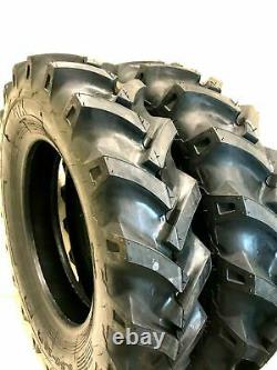 TWO 5-12 R-1 LUG Compact Tractor Tires Heavy Duty 6 Ply Rated 5.00-12 K-9