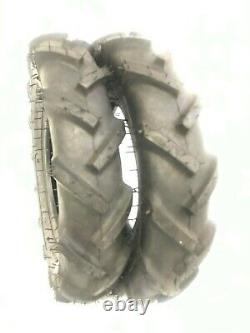 TWO 5-12 R-1 LUG Compact Tractor Tires Heavy Duty 6 Ply Rated 5.00-12 K-9