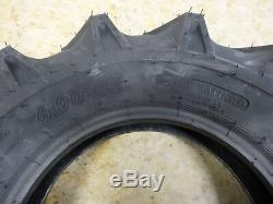 TWO 6.00-12 BKT TR171 Tractor Tires & Tubes 6 ply Real 6.00-12 bigger than 6-12