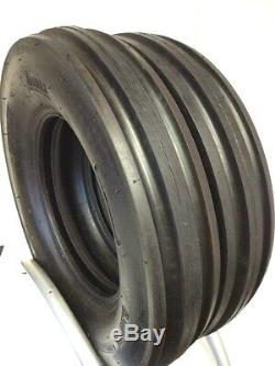 TWO 600-16 TRACTOR TIRES F2 6.00-16 TRI RIB 6.00 16 3 RIB 6 PLY RATE WithTubes