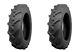 (TWO) 7.50-16 R-1 Lug Tractor Tires & Tubes Heavy Duty 8ply Rated