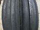 TWO 750X18, 750-18 Eight ply Triple Rib Tractor Tires with Tubes