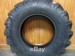 TWO 750x16, 750-16 Backhoe DEERE KUBOTA 8 ply R1 Bar Lug Tractor Tires withTubes