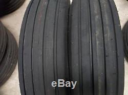 TWO 760-15, 760x15 Rib Implement Disc, Do-All, Wagon 8 ply Tube Type Tractor Tires