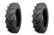 (TWO) 8-16 ATF R-1 Lug Tractor Tires & Tubes 6ply Rated Heavy Duty