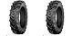 (TWO) 8-16 GALAXY Traction R-1 Lug Tractor Tires Tubeless Heavy Duty 6 Ply Rated