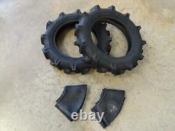 TWO New 4.00-12 Duro HF252 R-1 Tractor Lug Tires & Tubes 4ply Rated