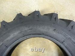 TWO New 7.50-18 Starmaxx TR-60 R-1 Tractor Lug Tires 8 ply WITH Tubes