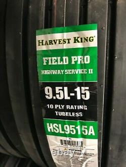 Tire & Tube 9.5L 15 Harvest King DOT Highway Speed Implement 10 ply TL 9515
