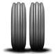 Two New 4.00-10 D/S 4 ply 3-Rib Front Garden Tractor Tires & Tubes