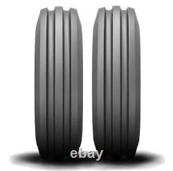 Two New 4.00-10 D/S 4 ply 3-Rib Front Garden Tractor Tires & Tubes